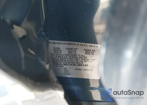 2024 GMC Terrain Fwd Sle from USA, damaged, VIN 3GKALMEGXRL389145